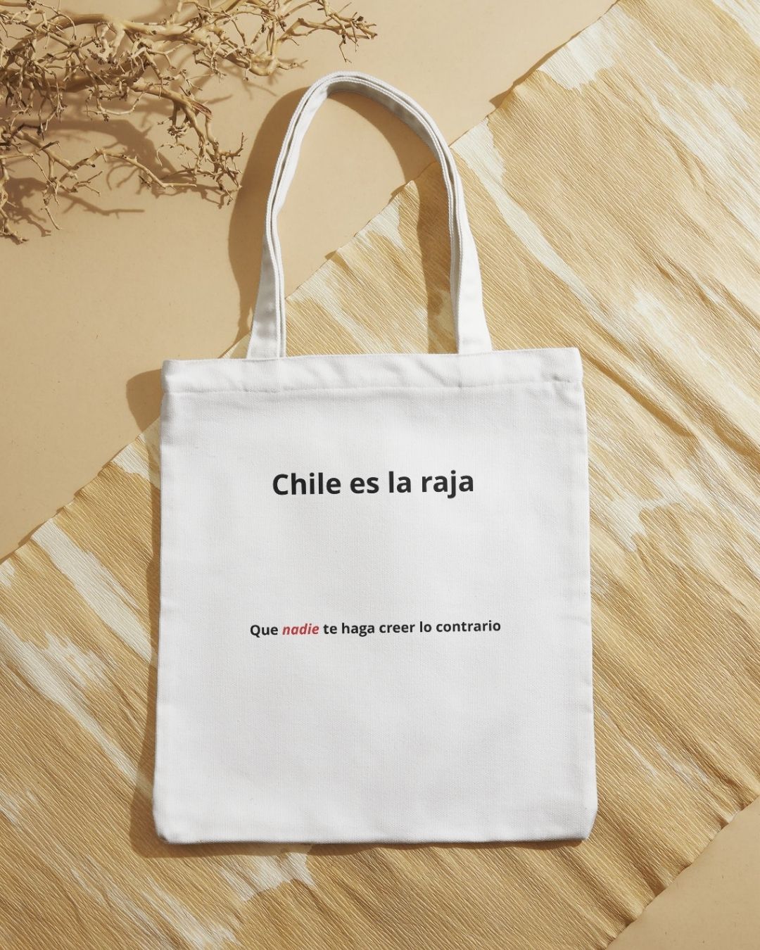 Totebag Chile es la raja
