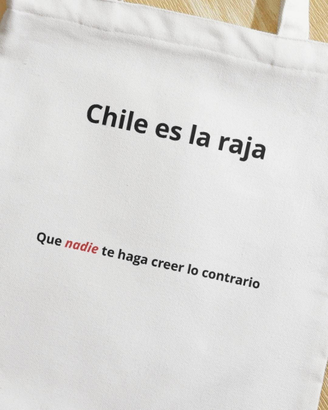 Totebag Chile es la raja
