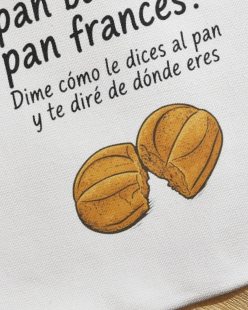 Bolsa de tela marraqueta o pan batido
