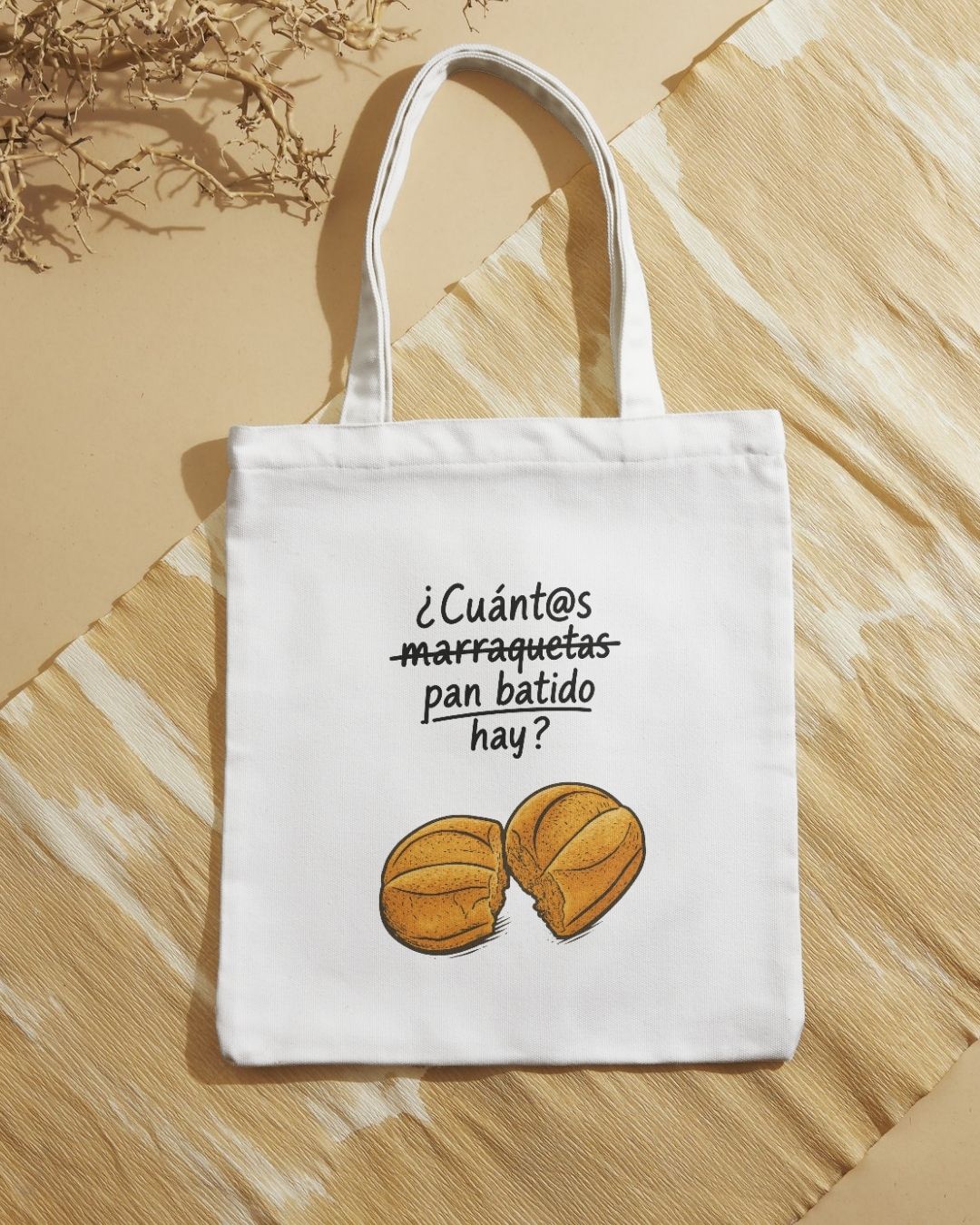 Bolsa de tela pan batido 1